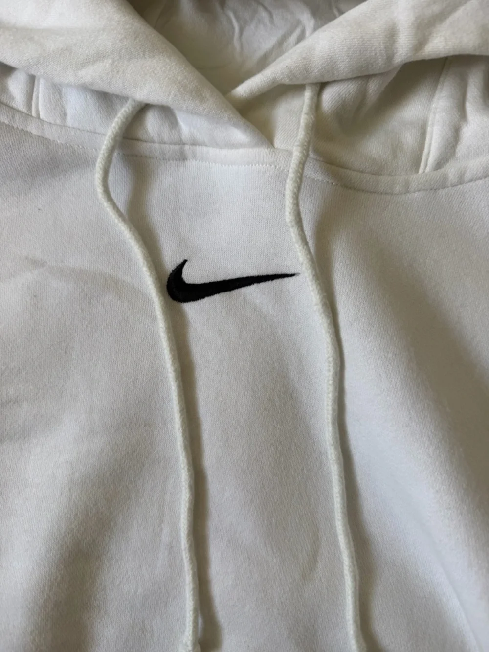 Nike center swooshed boxy hoodie size XL